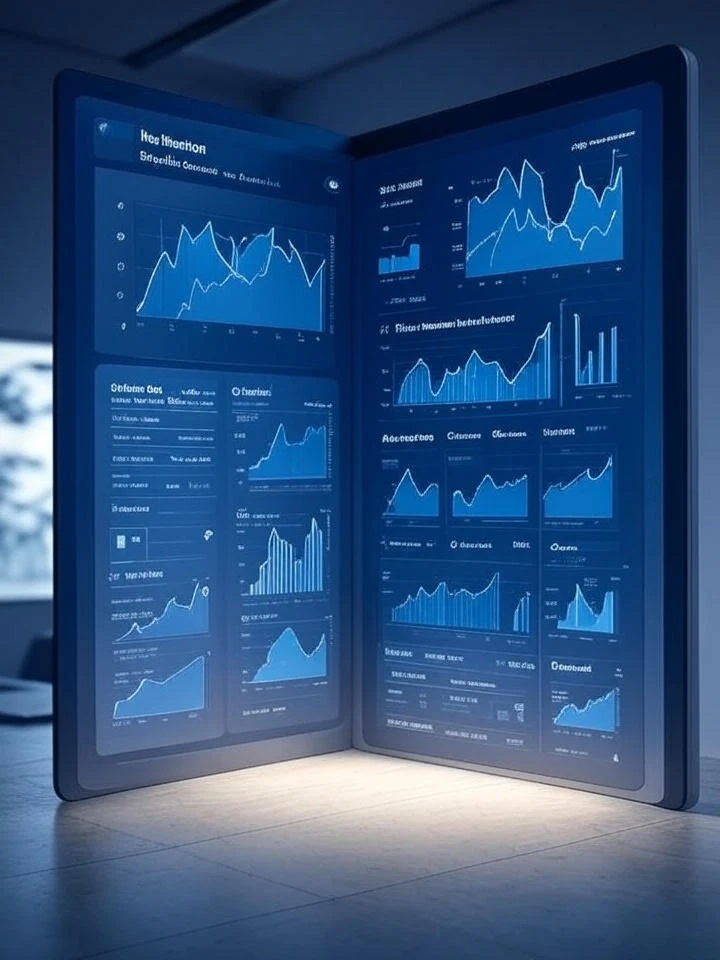 Maximizing Brand Mentions: Strategies to Amplify Your Brand’s Presence 3 A laptop screen displaying a brand monitoring dashboard with charts, mention counts, and sentiment analysis.