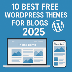 Blog 7 Free WordPress blog themes for 2025