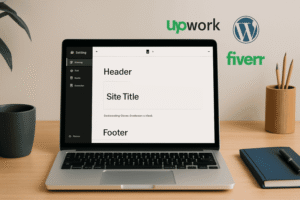 Blog 17 Full Site Editing WordPress Interface 2025 Showing Editable Block Elements on a Laptop