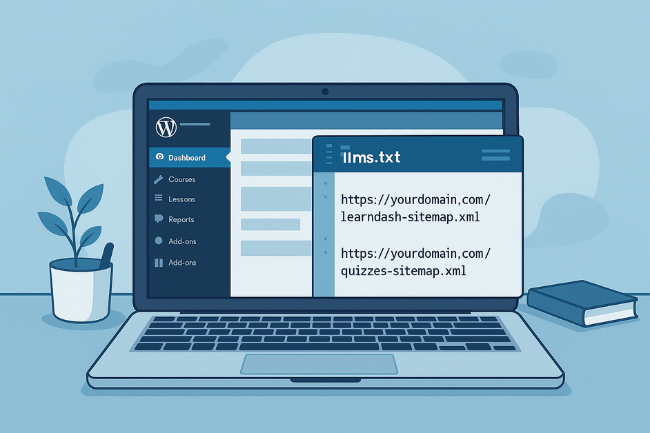 How to Add llms.txt File in WordPress LMS Site