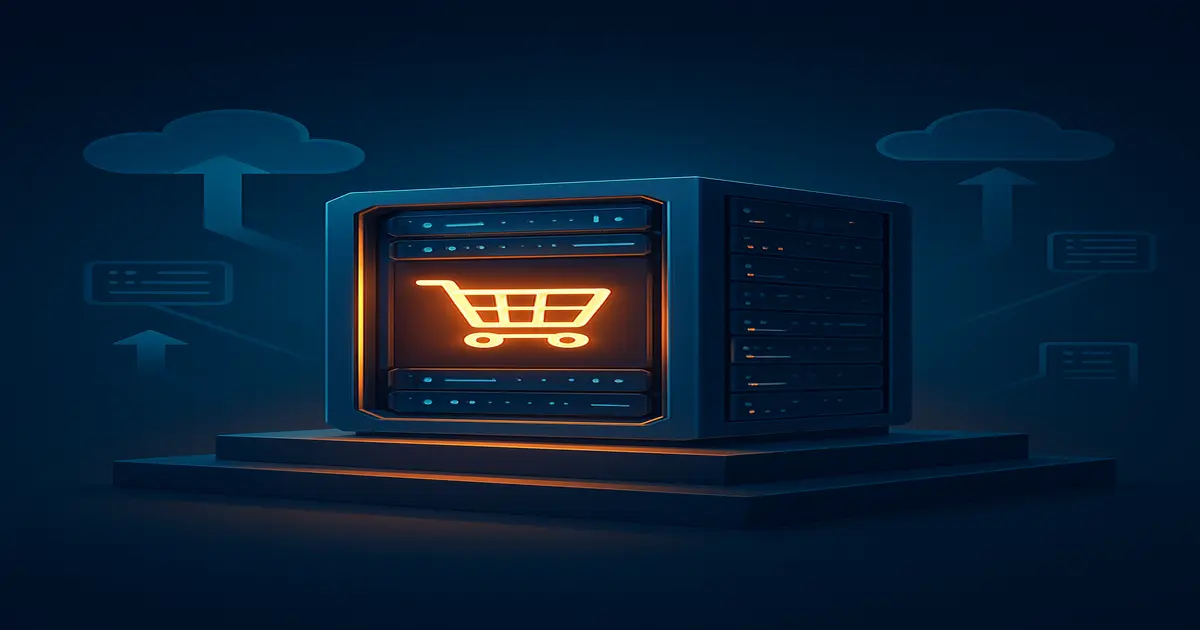A comparison of the best WooCommerce hosting providers for online stores in 2025, showing secure, high-performance server technology.