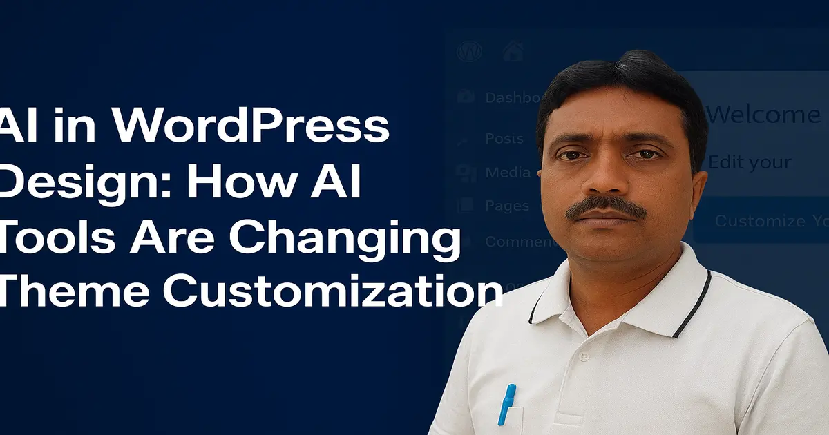 AI in WordPress design: How AI tools are changing theme customization with modern AI-powered WordPress themes.